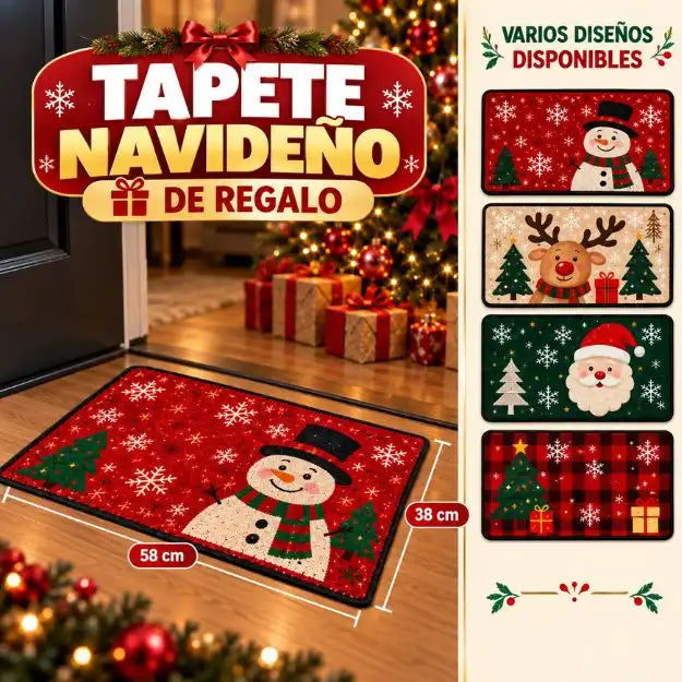 Luces LED cascada con estrella + Tapete gratis🎁